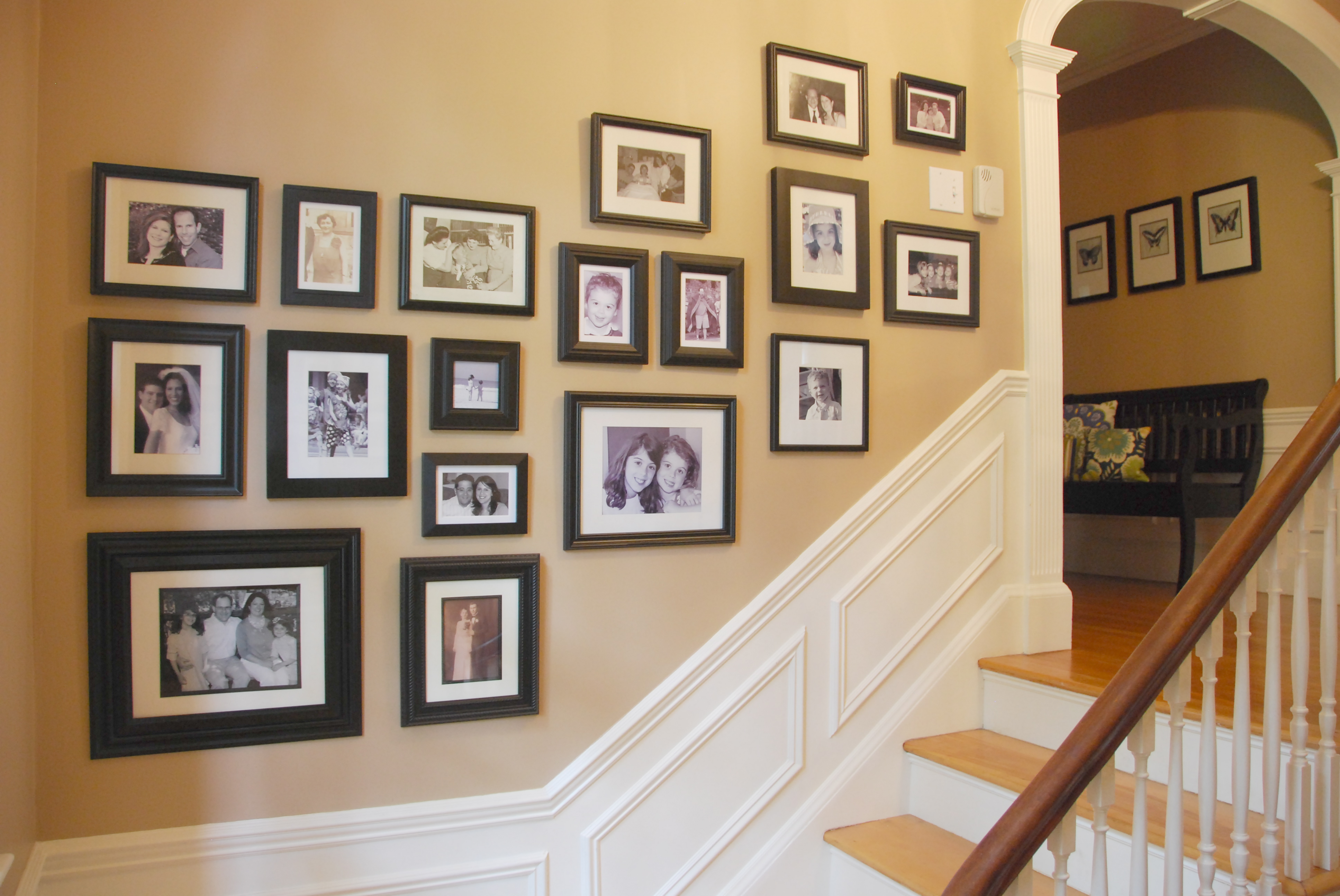 Creative Picture Wall Ideas for Stairs 4