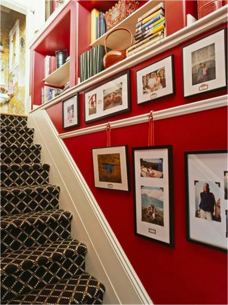 Creative Picture Wall Ideas for Stairs 1