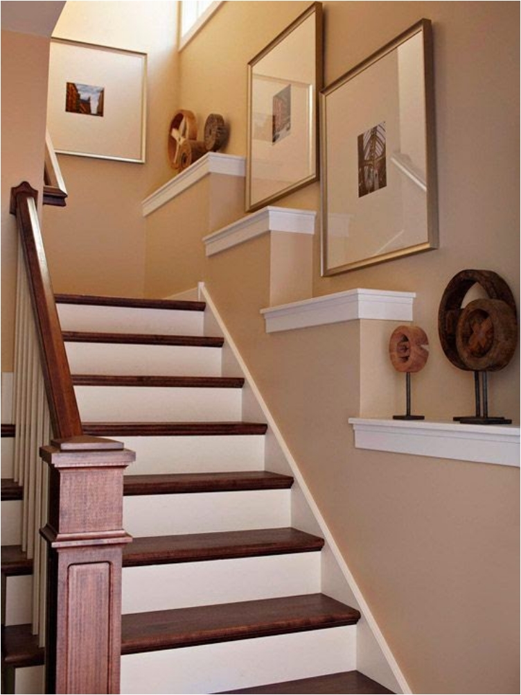 Creative Picture Wall Ideas for Stairs 2
