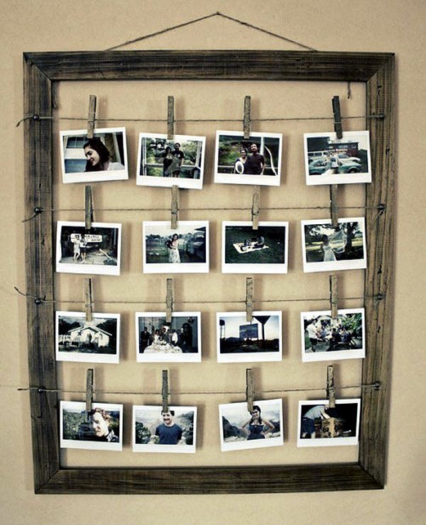 Photo Wall Idea #35 - Vintage Photo FrameVintage Photo Frame
