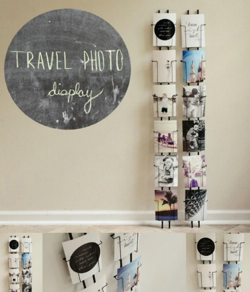 Gallery Wall Idea #2 - Postcard Racks