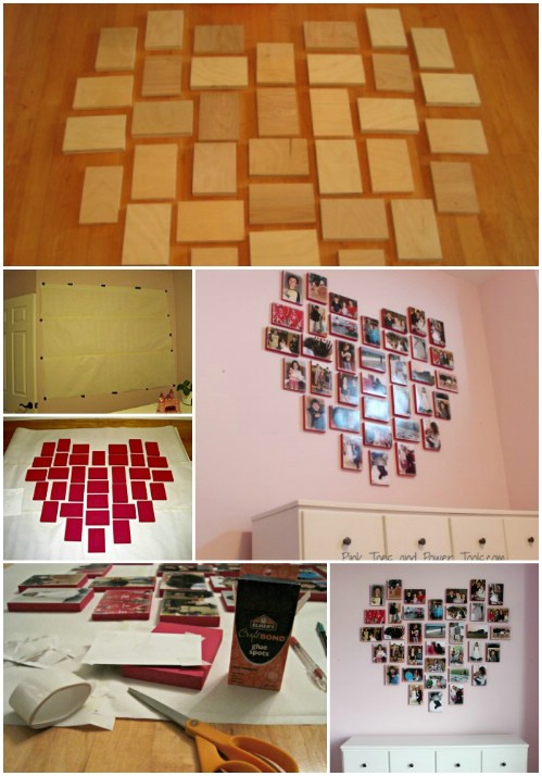 Gallery Wall Idea #4 - Heart Collage