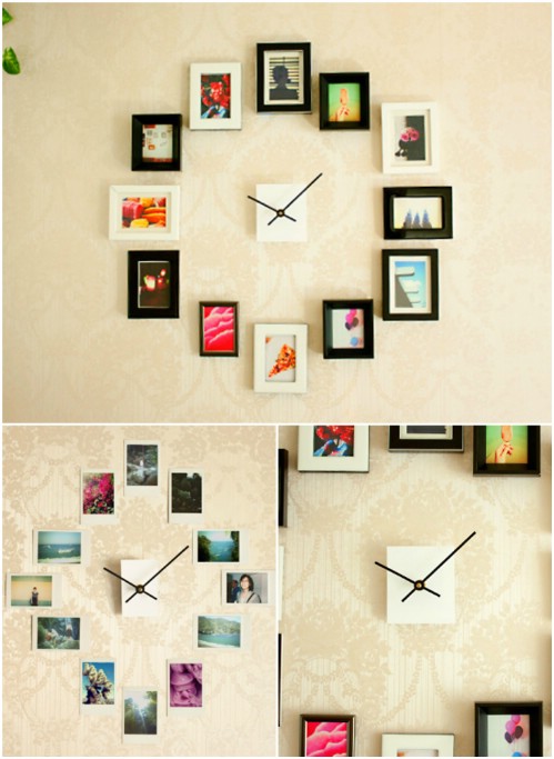 Gallery Wall Idea #5 - Photo Clock