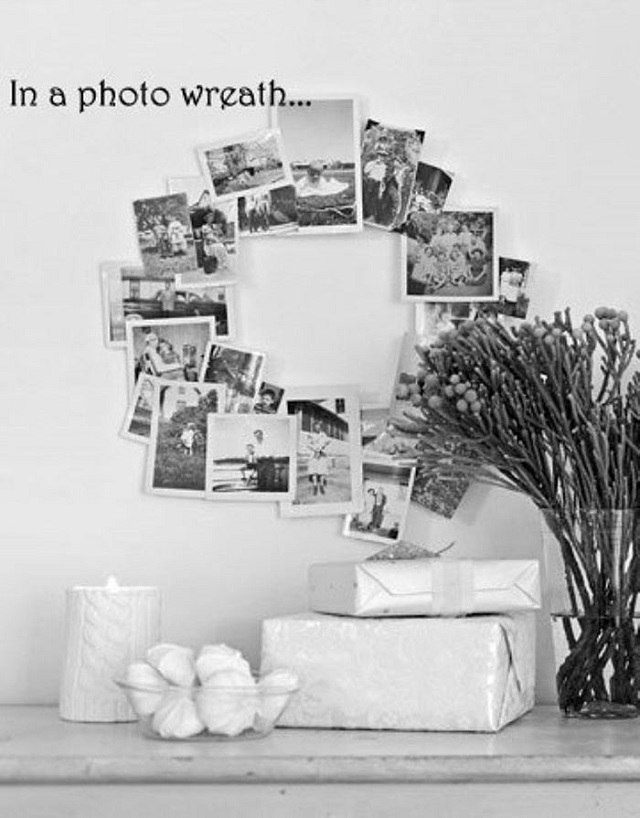 Gallery Wall Idea #13 - Photo Wreath