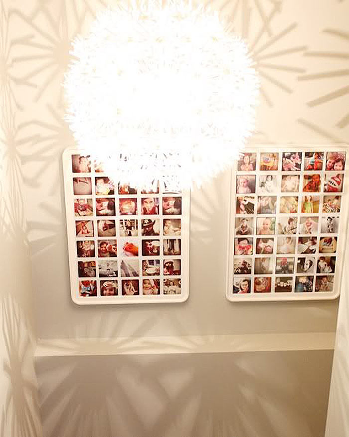 Gallery Wall Idea #14 - Lighting & Photo Frame