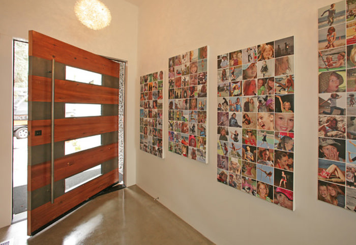 Photo Wall Idea #11 - Large & Multiple Photo Collage