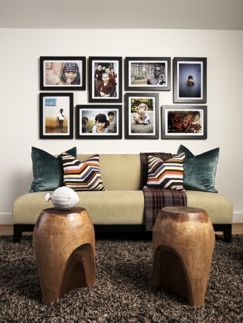 Photo Wall Idea #1 To Display Family Photos