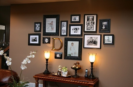 Photo Wall Idea #12 To Display Family Photos