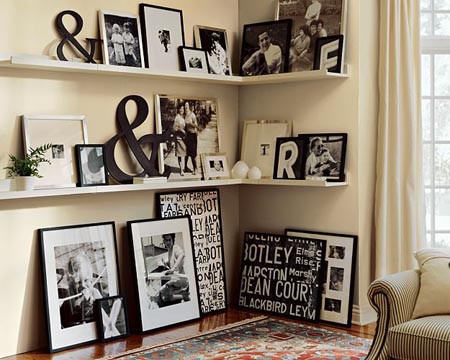 Photo Wall Idea #2 To Display Family Photos