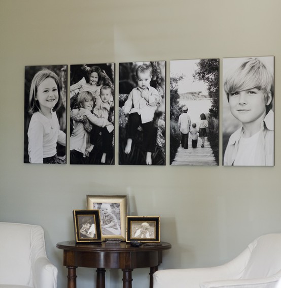 Photo Wall Idea #33 To Display Family Photos