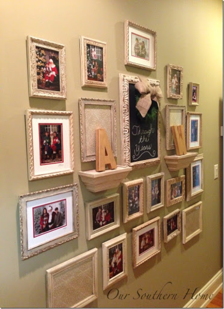 Photo Wall Idea #4 To Display Family Photos