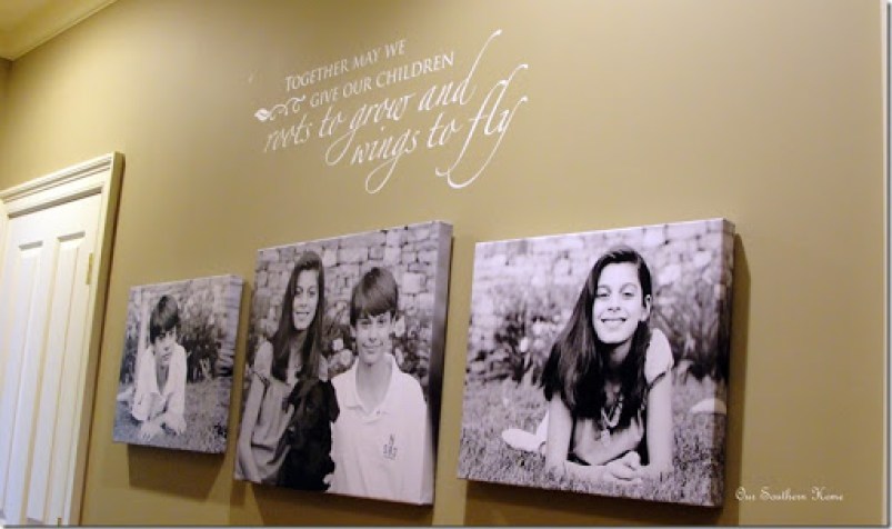 Photo Wall Idea #5 To Display Family Photos