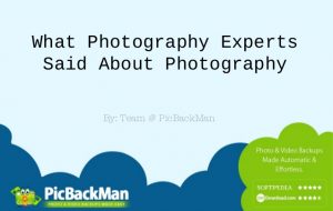 What Photography Experts Said About Photography