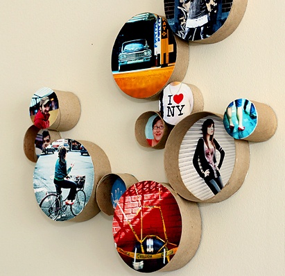 #13 DIY Photo Display Wall Art Idea