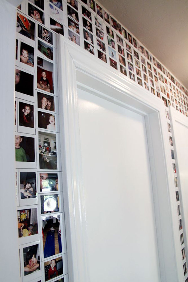 #19 DIY Photo Display Wall Art Idea