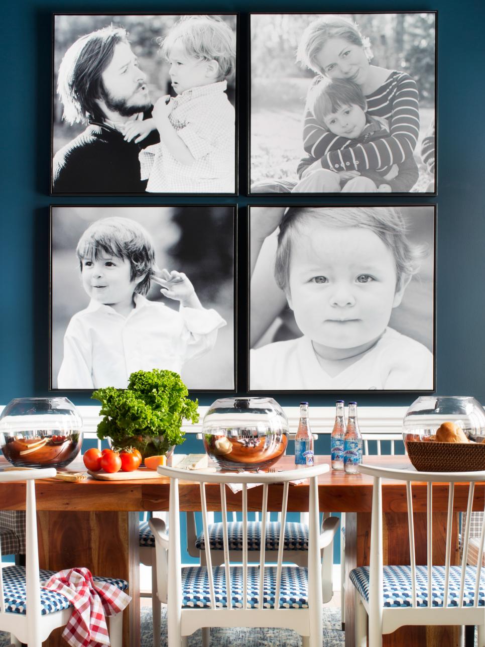 #30 DIY Photo Display Wall Art Idea