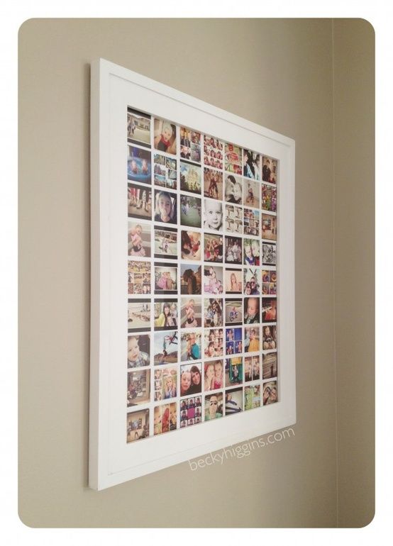 #6 DIY Photo Display Wall Art Idea