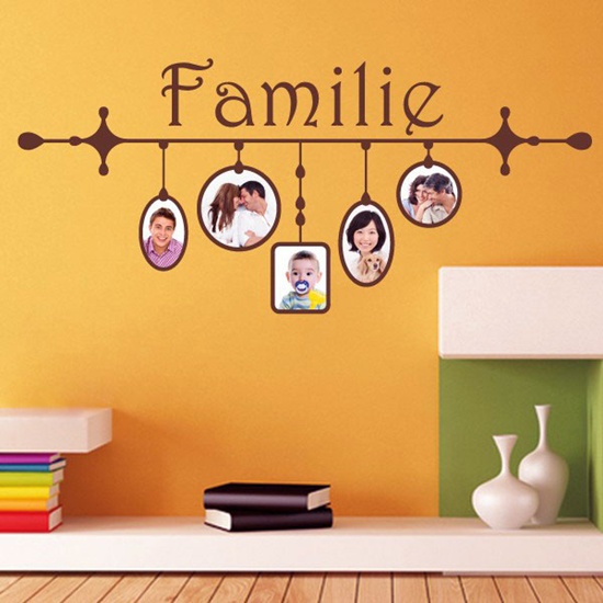 Unique Idea For Designing a Photo Wall #1