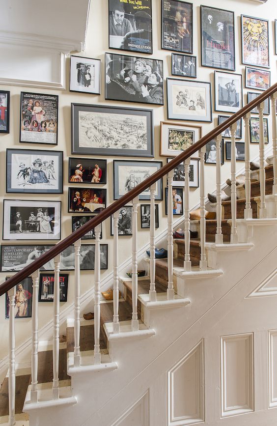 33 Stairway  Gallery Wall Ideas  To Get You Inspired 