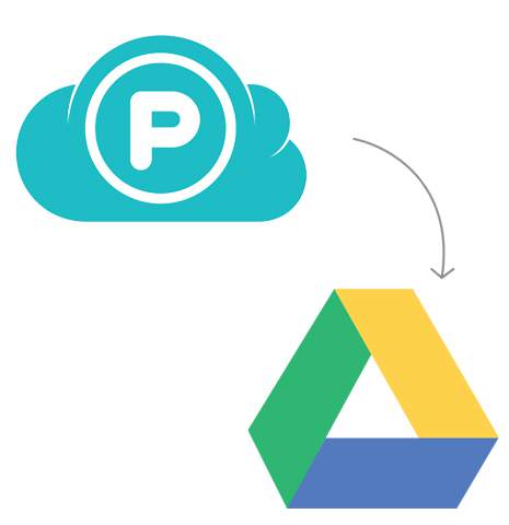 Transfer from pCloud to Google Drive