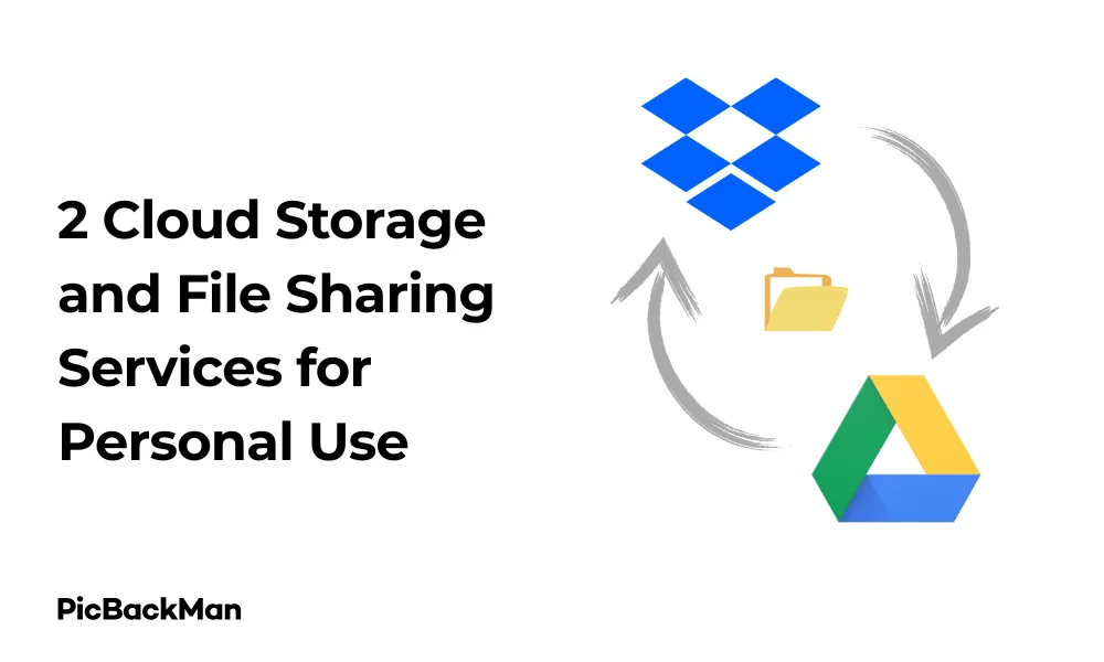 2 Cloud Storage and File Sharing Services for Personal Use