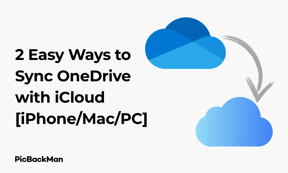 2 Easy Ways to Sync OneDrive with iCloud [iPhone/Mac/PC]