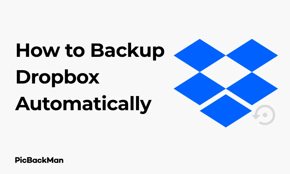How to Backup Dropbox Automatically