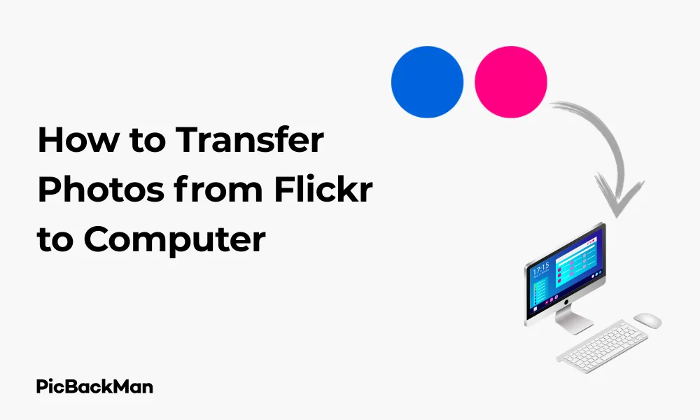 2 Free Ways - How to Transfer Photos from Flickr to Computer