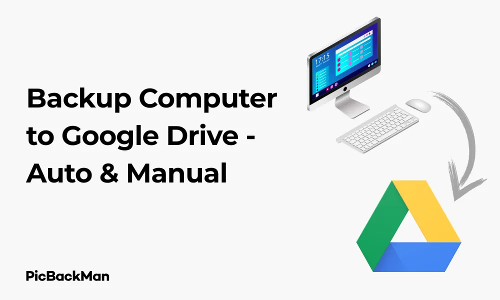 2 Ways to Backup Computer to Google Drive - Auto & Manual