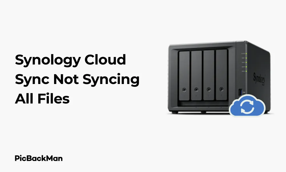3 Quick Fixes: Synology Cloud Sync Not Syncing All Files
