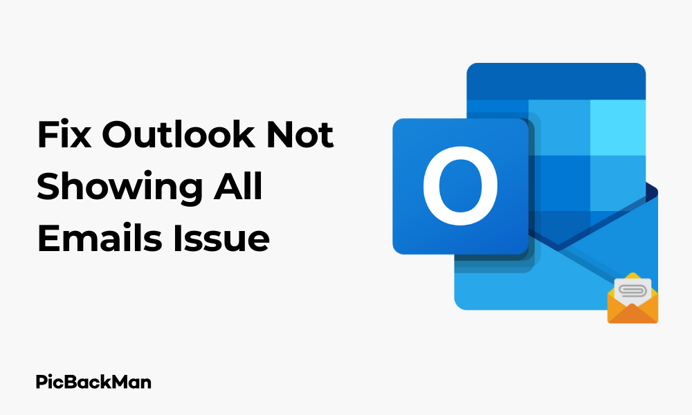 Fix Outlook Not Showing All Emails Issue
