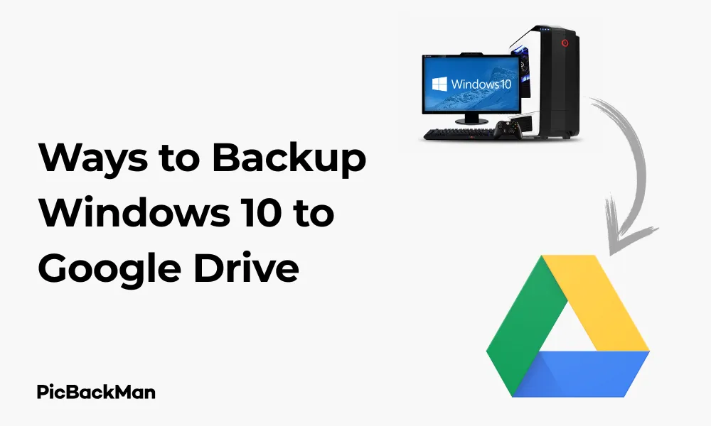 Ways to Backup Windows 10 to Google Drive