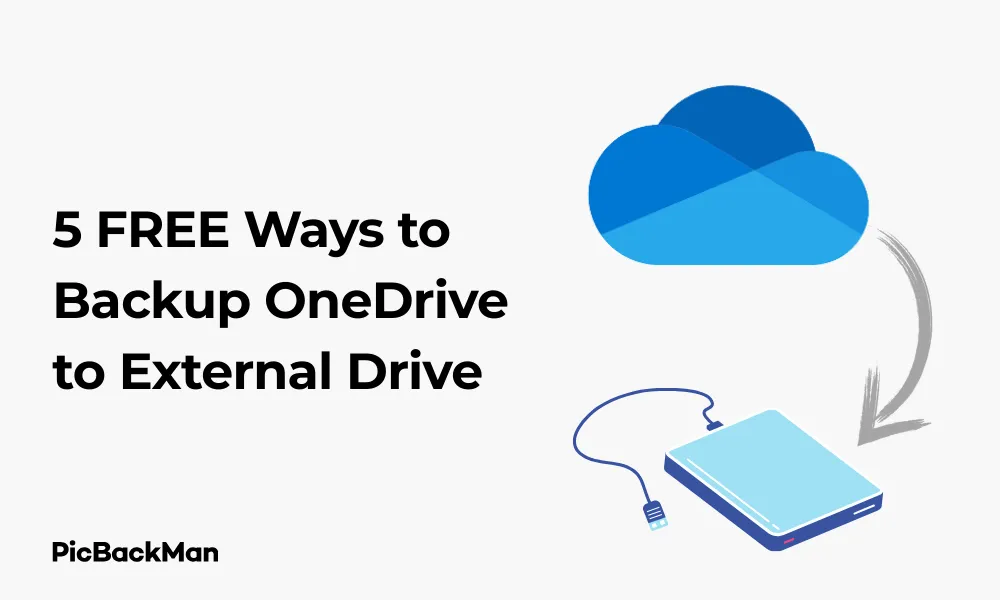 5 FREE Ways to Backup OneDrive to External Drive