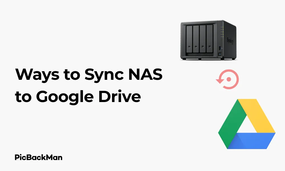 Ways to Sync NAS to Google Drive