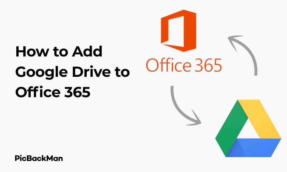 How to Add Google Drive to Office 365