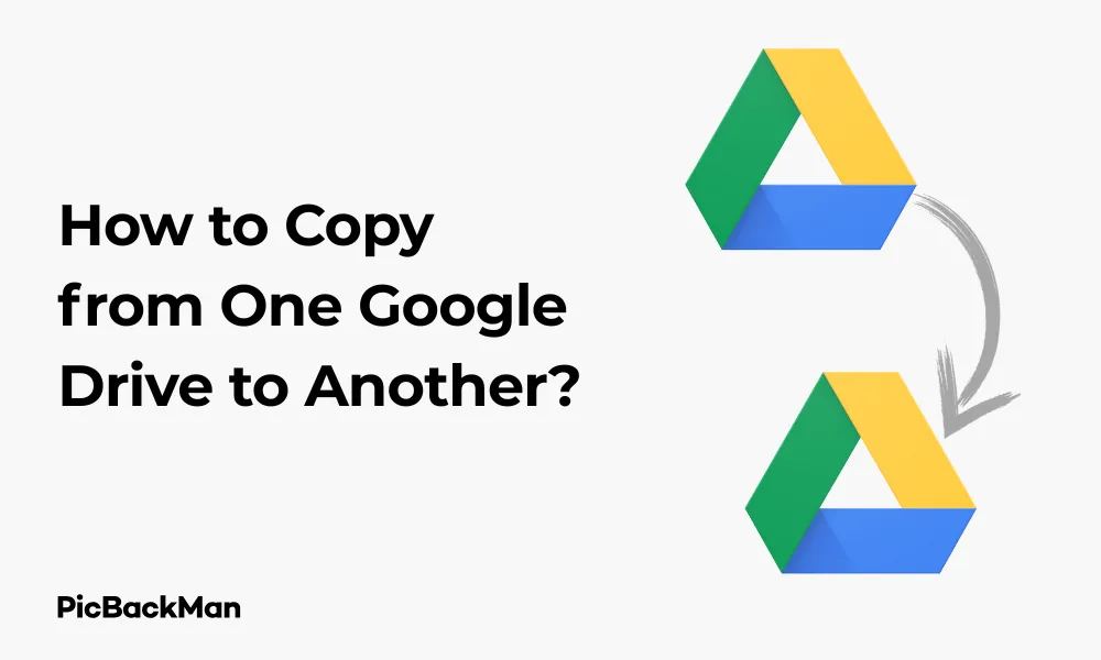 How to Copy from One Google Drive to Another