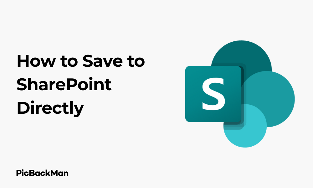 How to Save to SharePoint Directly