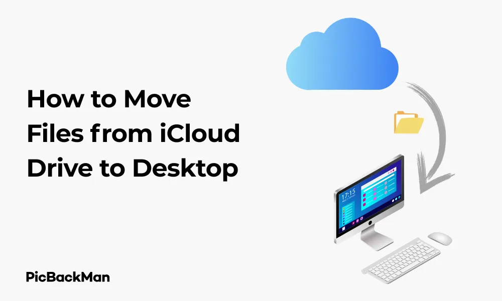 How to Move Files from iCloud Drive to Desktop