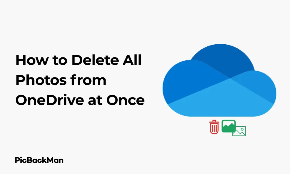 6 Easy Ways: How to Delete All Photos from OneDrive at Once