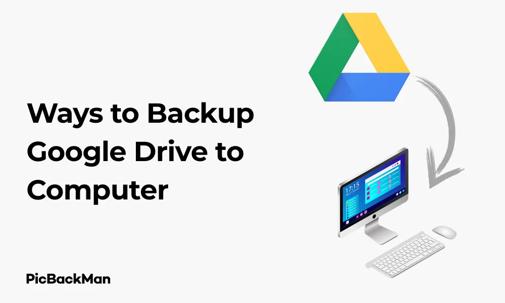 Ways to Backup Google Drive to Computer