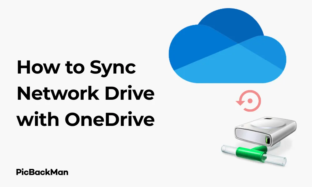 How to Sync Network Drive with OneDrive