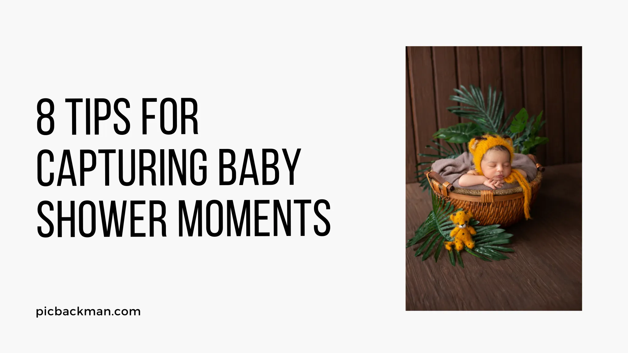 8 Tips for Capturing Baby Shower Moments