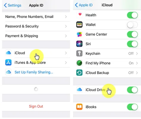 Accessing iCloud Photos on iPhone
