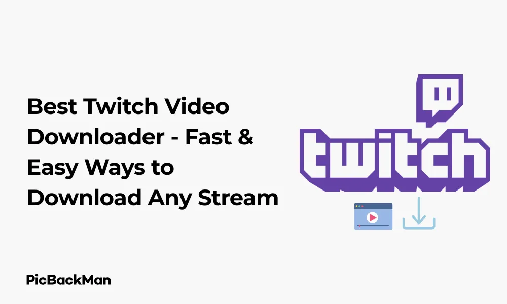 Best Twitch Video Downloader - Fast & Easy Ways to Download Any Stream