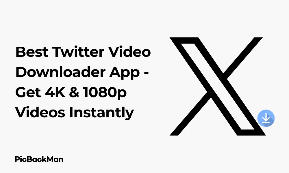 Best Twitter Video Downloader App - Get 4K & 1080p Videos Instantly