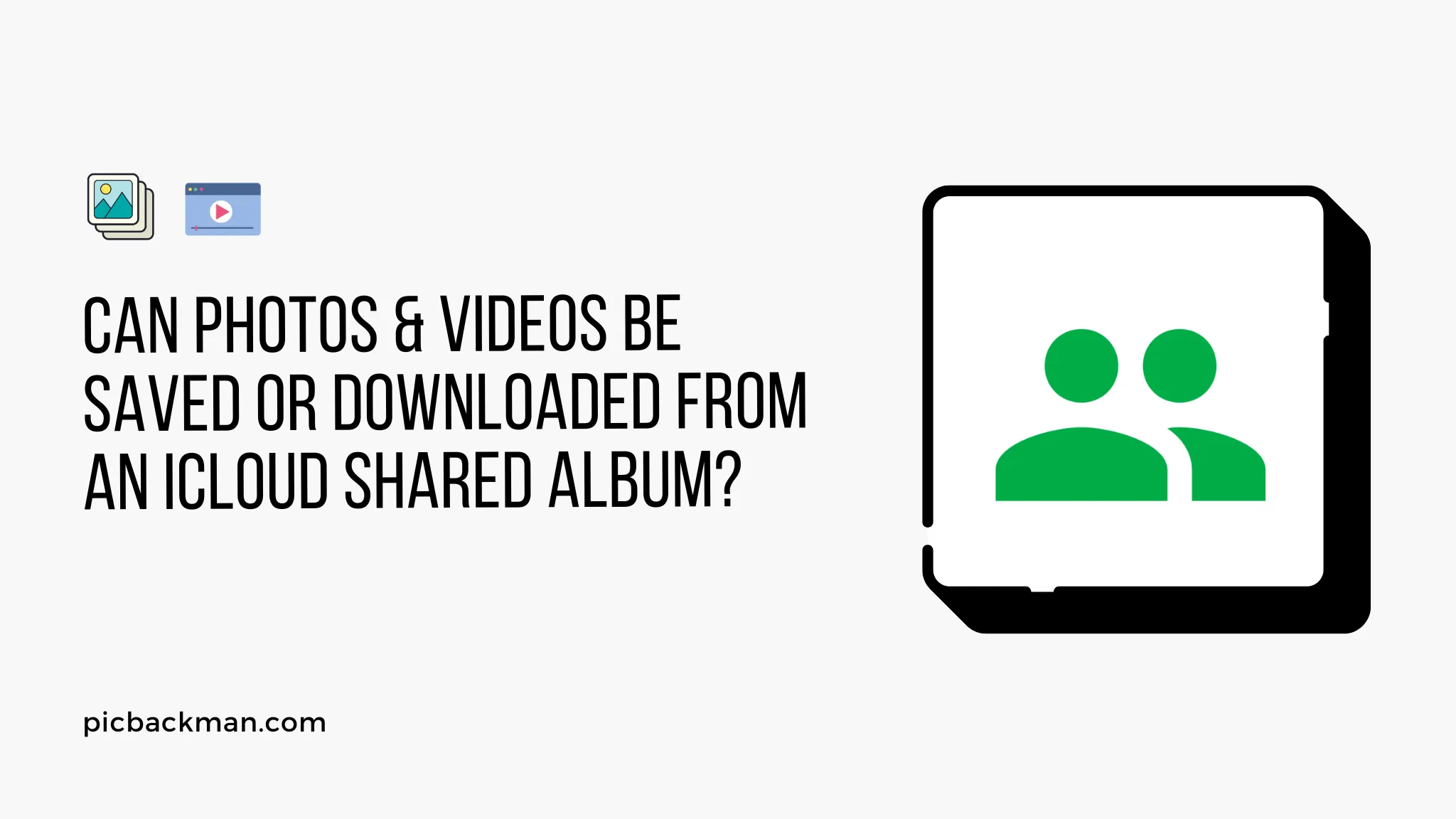 Can photos & videos be saved or downloaded from an iCloud shared album