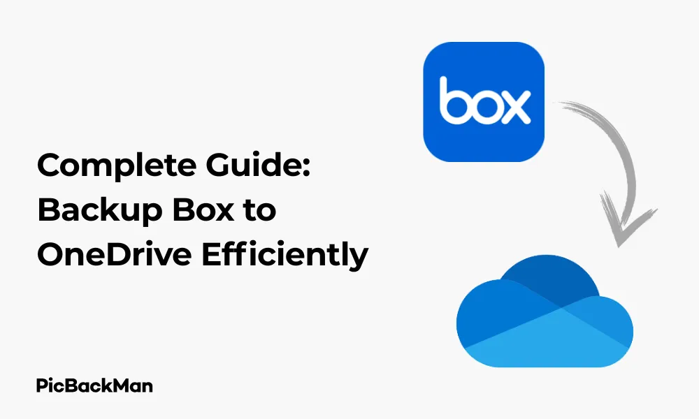 Complete Guide: Backup Box to OneDrive Efficiently