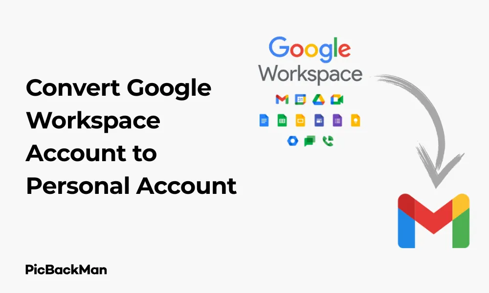 Convert Google Workspace Account to Personal Account - 4 Easy Ways