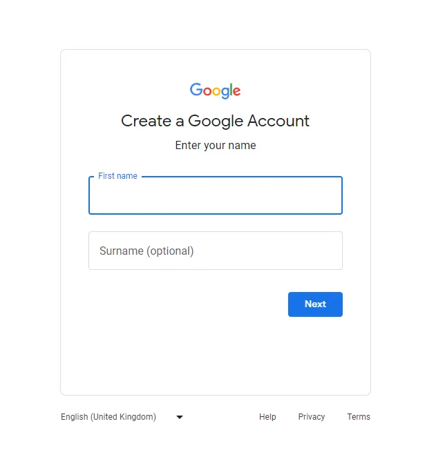 Sign in to your Google account