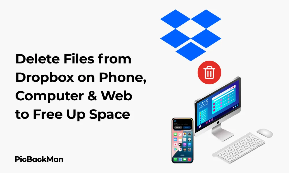 Delete Files from Dropbox on Phone, Computer & Web to Free Up Space